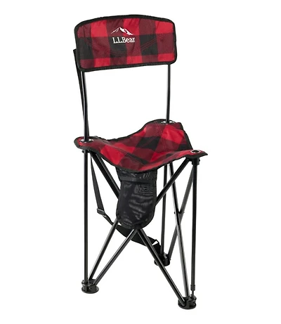 L.L.Bean Access Camp Chair Tripod, Plaid