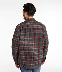 Men's Quilted Scotch Plaid Flannel Shirt Jac