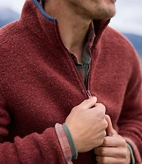 Men's All Season Wool Fleece Full-Zip Sweater