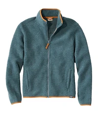 Men's All Season Wool Fleece Full-Zip Sweater