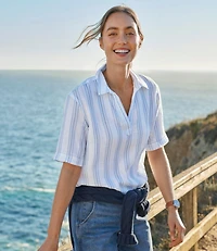 Women's Cloud Gauze Shirt, Polo