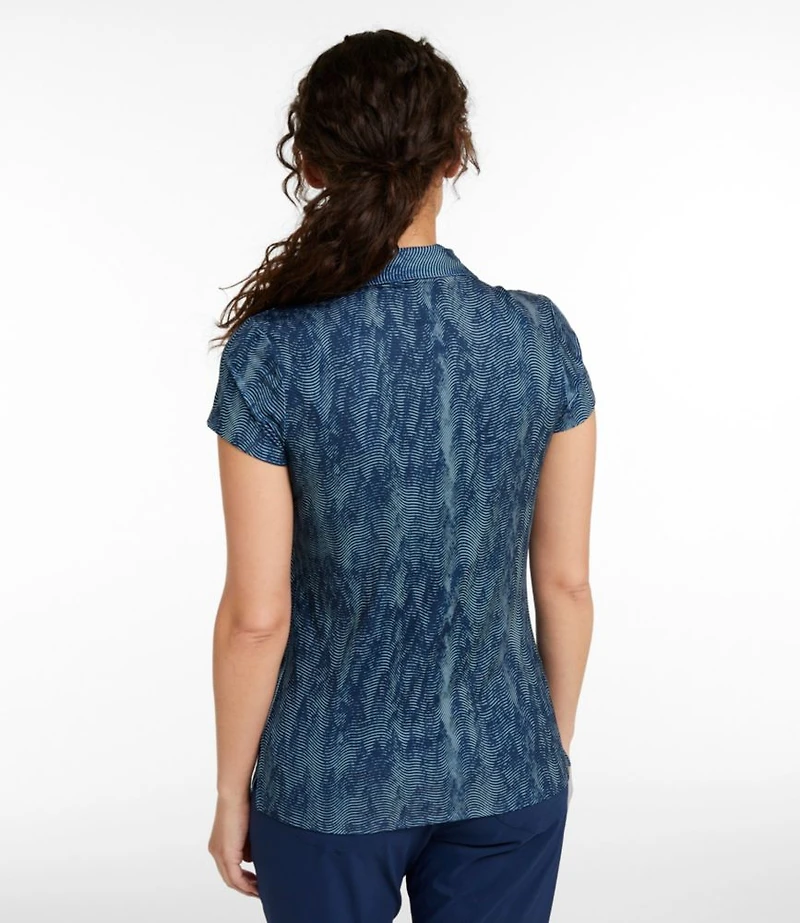 Women's Access Polo, Short-Sleeve Print