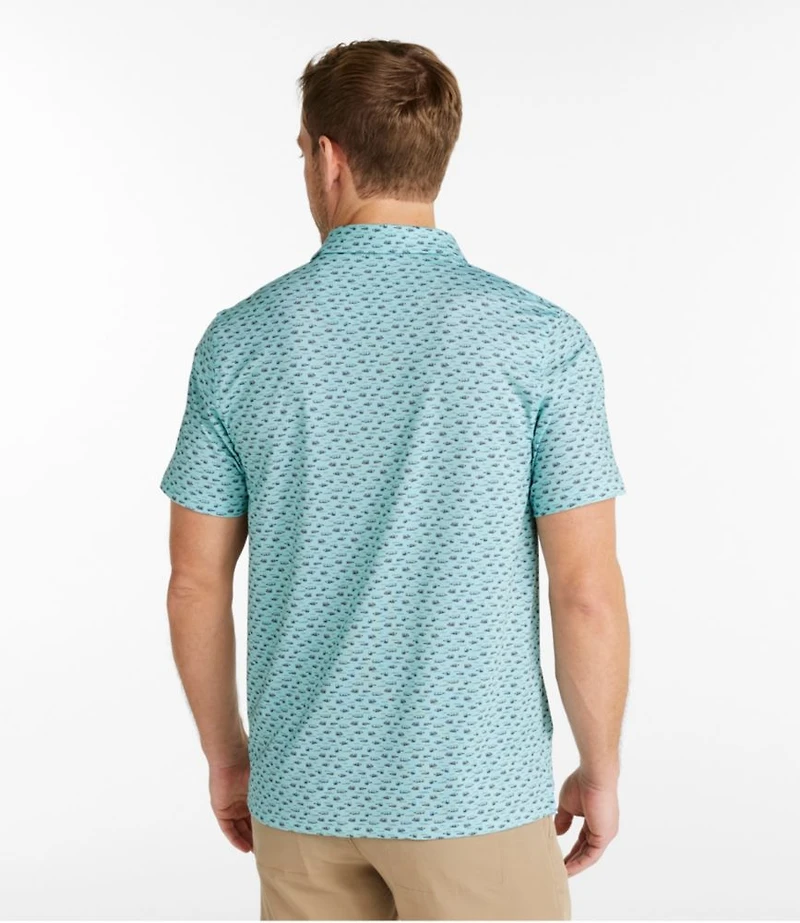 Men's Comfort Stretch Performance® Party Polo, Slightly Fitted, Short-Sleeve