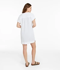 Women's Cloud Gauze Short-Sleeve Shift Dress