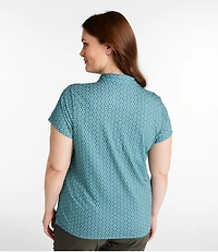 Women's Access Polo, Short-Sleeve Print