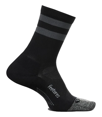 Adults' Feetures Mini Crew Stripe Light Cushion Sock