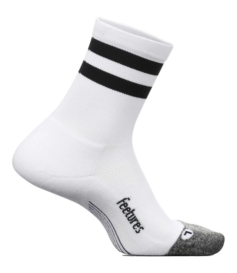 Adults' Feetures Mini Crew Stripe Light Cushion Sock