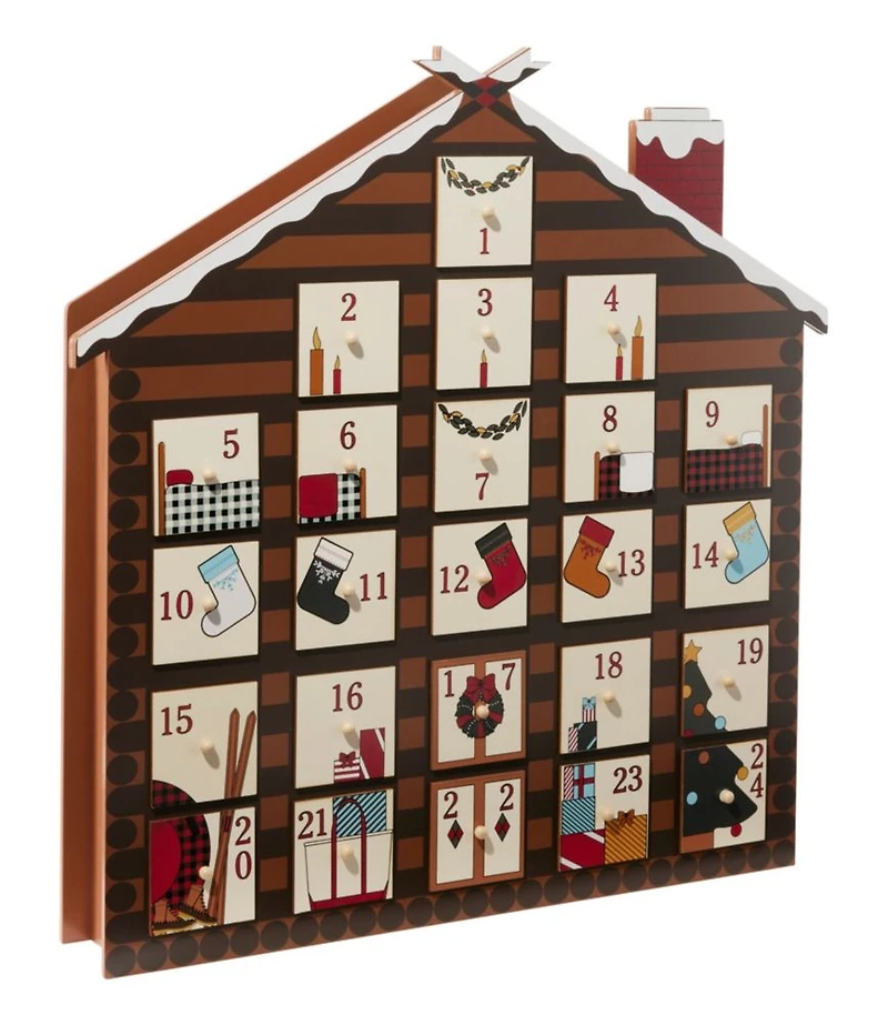 Holiday Log Cabin Advent Calendar