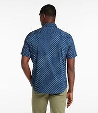 Men's Comfort Stretch Performance® Shirt, Short-Sleeve, Slightly Fitted Untucked Fit, Print