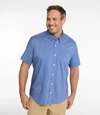 Men's Comfort Stretch Performance® Shirt, Short-Sleeve, Slightly Fitted Untucked Fit