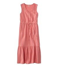 Women's Cloud Gauze Midi Dress, Stripe