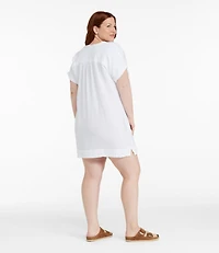 Women's Cloud Gauze Short-Sleeve Shift Dress