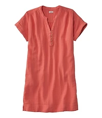 Women's Cloud Gauze Short-Sleeve Shift Dress