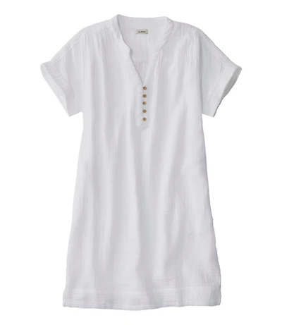 Women's Cloud Gauze Short-Sleeve Shift Dress