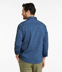 Men's Comfort Stretch Performance® Shirt, Long-Sleeve, Slightly Fitted Untucked Fit, Print