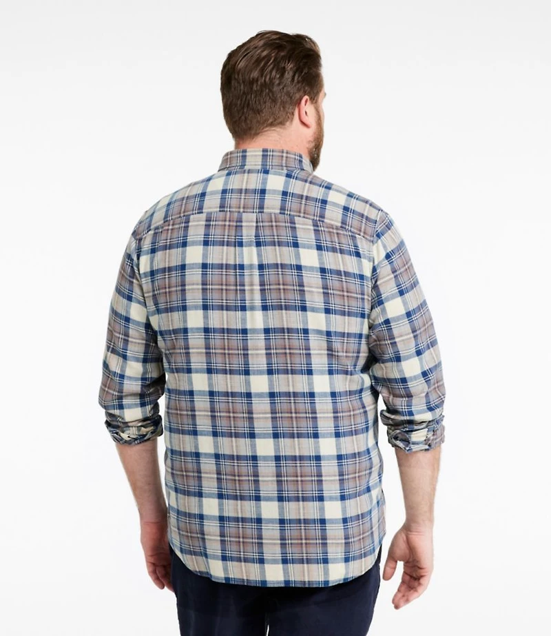 Men's Sunwashed Twill Shirt, Slightly Fitted Untucked Fit