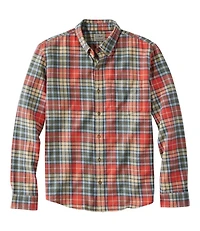 Men's Sunwashed Twill Shirt, Slightly Fitted Untucked Fit