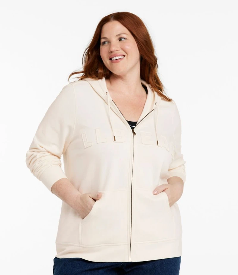 Women's L.L.Bean 1912 Sweatshirt, Full-Zip Hooded Logo