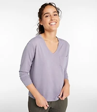 Women's Vista Camp V-Neck Pocket Tee, Long-Sleeve