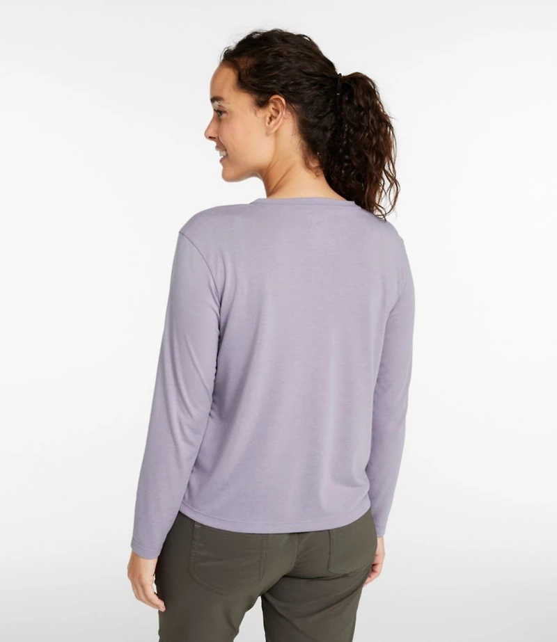 Women's Vista Camp V-Neck Pocket Tee, Long-Sleeve