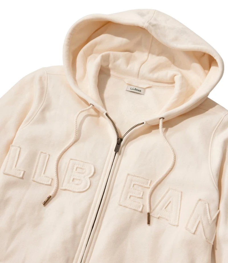 Women's L.L.Bean 1912 Sweatshirt, Full-Zip Hooded Logo