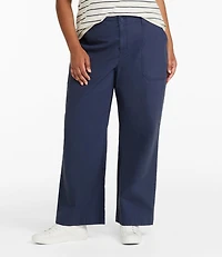 Women's 207 Vintage Cotton Canvas Pants, High-Rise Wide-Leg