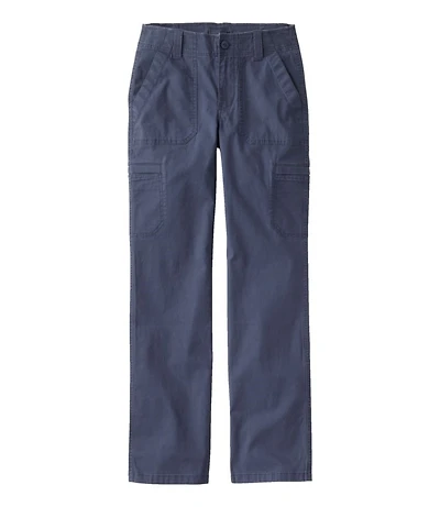 Women's 207 Vintage Cotton Canvas Pants, Mid-Rise Straight-Leg Cargo