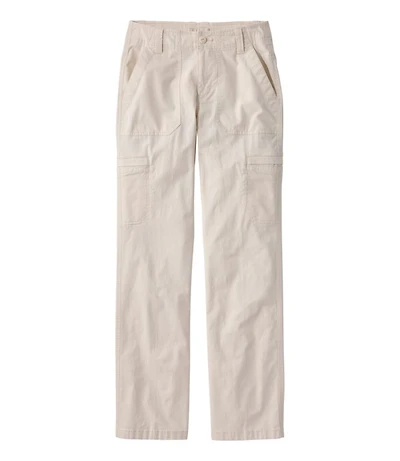Women's 207 Vintage Cotton Canvas Pants, Mid-Rise Straight-Leg Cargo