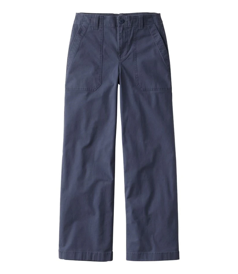 Women's 207 Vintage Cotton Canvas Pants, High-Rise Wide-Leg