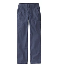 Women's 207 Vintage Cotton Canvas Pants, Mid-Rise Straight-Leg Cargo