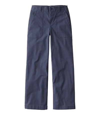 Women's 207 Vintage Cotton Canvas Pants, High-Rise Wide-Leg