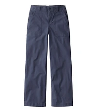 Women's 207 Vintage Cotton Canvas Pants, High-Rise Wide-Leg
