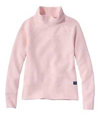 Women's Lakewashed Double-Knit Funnelneck