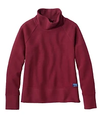 Women's Lakewashed Double-Knit Funnelneck