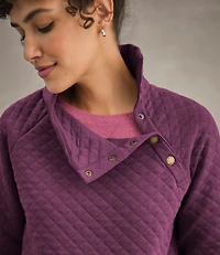 Women's Quilted Sweatshirt