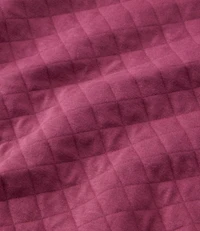 Women's Quilted Sweatshirt, Snapneck Pullover