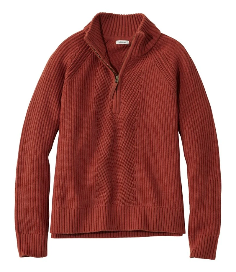 Women's Mariner Shaker Sweater, Quarter-Zip