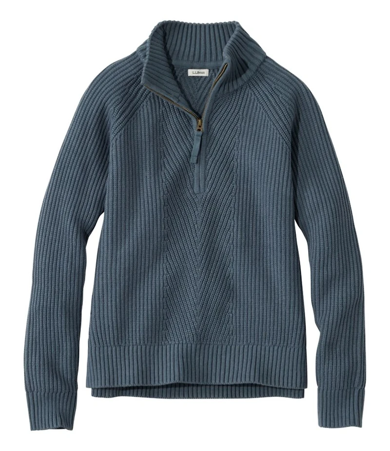 Women's Mariner Shaker Sweater, Quarter-Zip