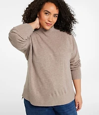 Women's Classic Cashmere Sweater, Relaxed Mockneck