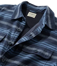Men's Fleece-Lined Flannel Shirt, Traditional Fit, Stripe