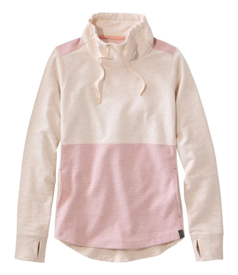 Women's Bean's Cozy Mixed Knits Pullover, Colorblock