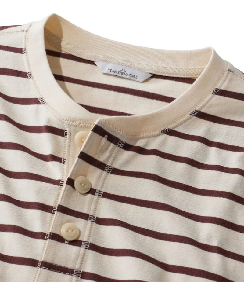 Men's Signature Northwoods Henley, Long-Sleeve, Stripe