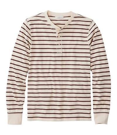 Men's Signature Northwoods Henley, Long-Sleeve, Stripe