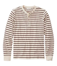 Men's Signature Northwoods Henley, Long-Sleeve, Stripe