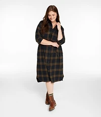 Women's Signature Camp Flannel Midi Dress