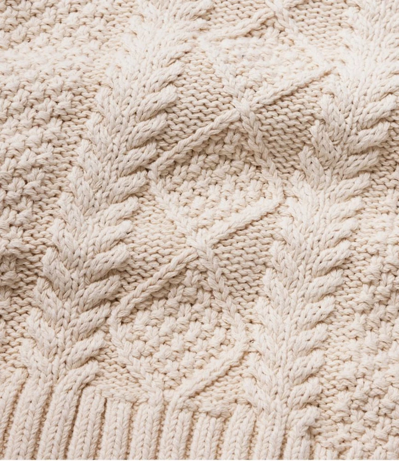 Women's Signature Cotton Fisherman Sweater, Crewneck