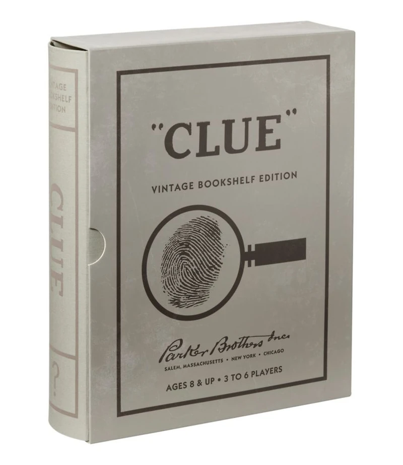 Clue Vintage Bookshelf Game