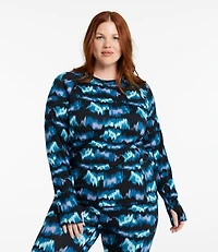 Women's L.L.Bean Heavyweight Base Layer Crew Top, Print