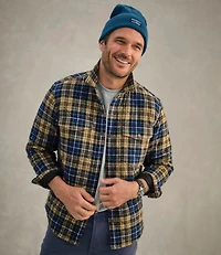 Men's Quilted Scotch Plaid Flannel Shirt Jac