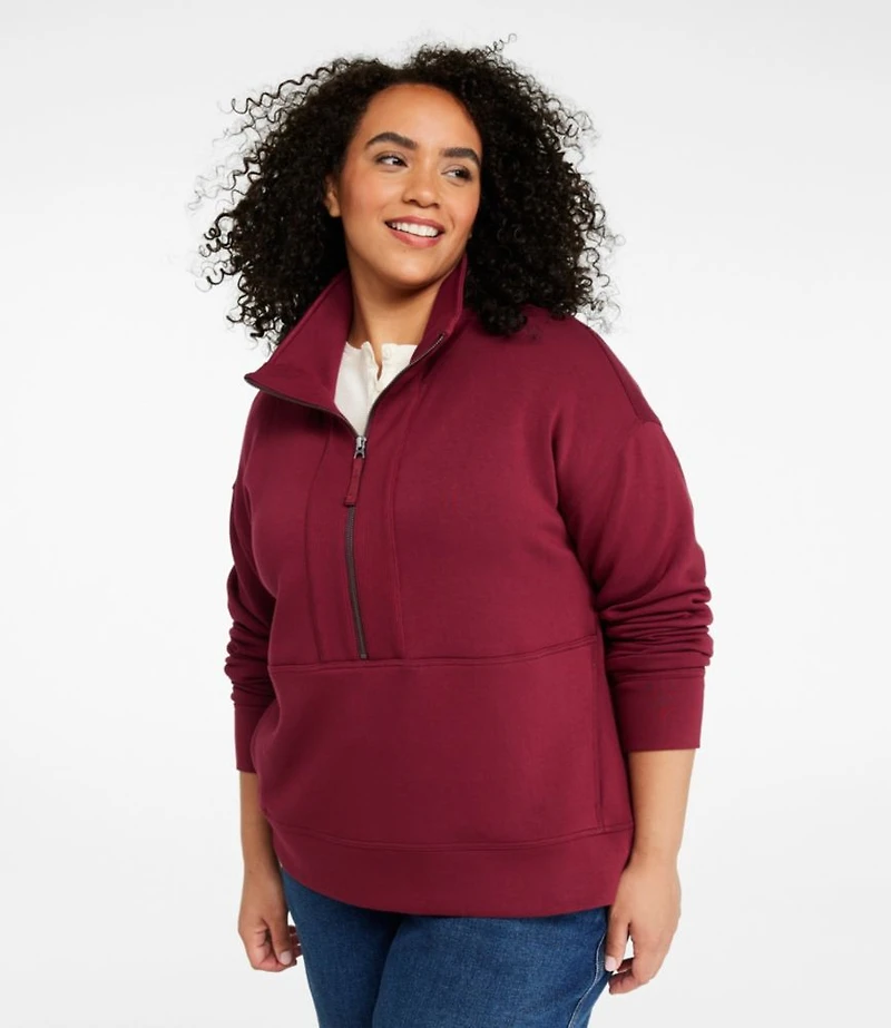 Women's CloudSoft Top, Half-Zip Pullover